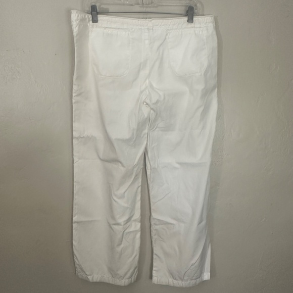James Perse Cropped Drawstring Pants JP size 3 35" waist 25.5" inseam - Picture 3 of 4